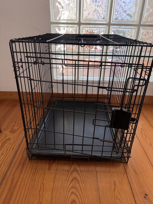 Jaula de metal para cão pequeno e médio