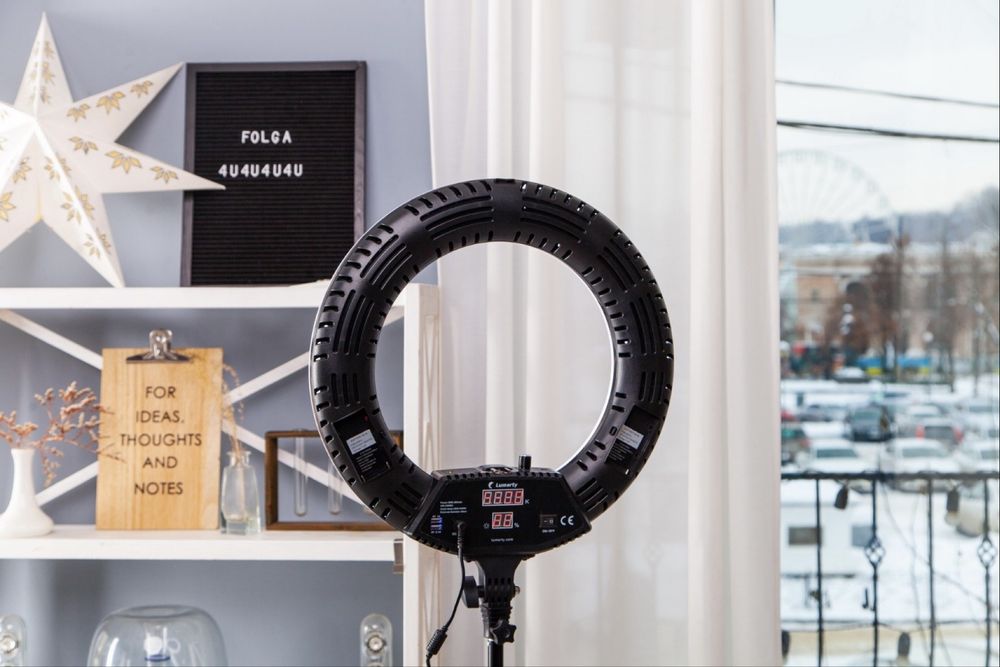 Професійна кільцева лампа LUMERTY Premium 45см-96Вт