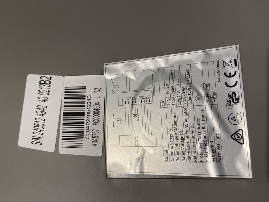 Figorifico 12v para carro