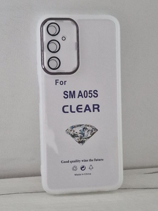 Protective Lens Case do Samsung Galaxy A05S biały clear