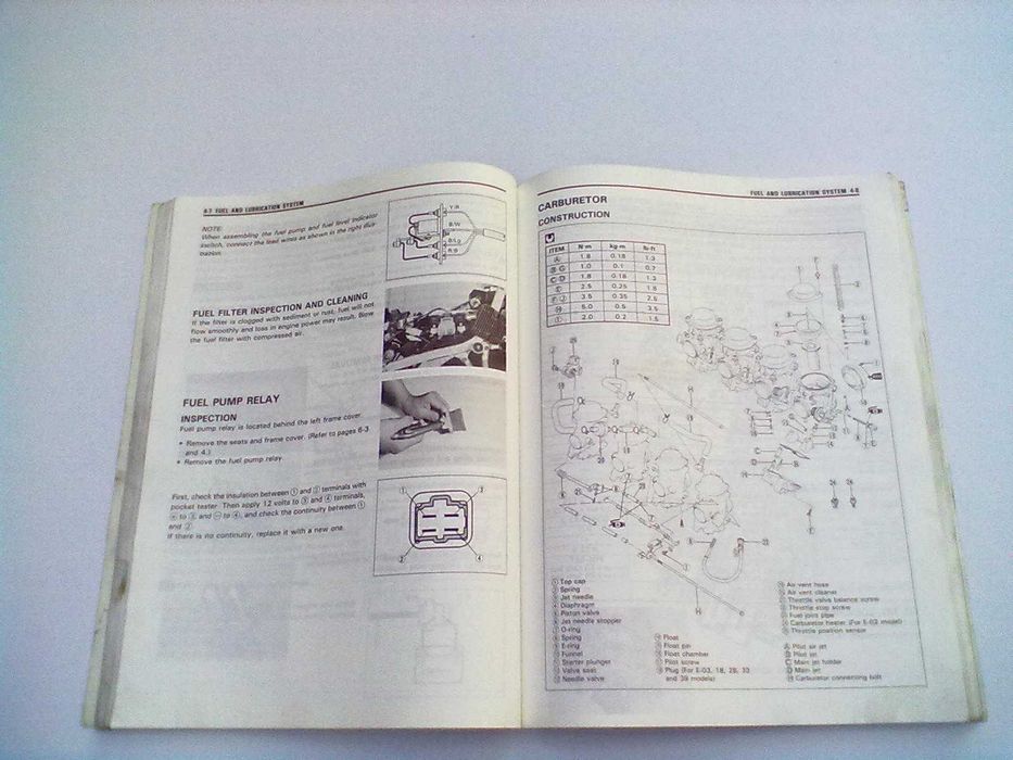 Official Suzuki GSX-R600 Technical Manual64740486787713121