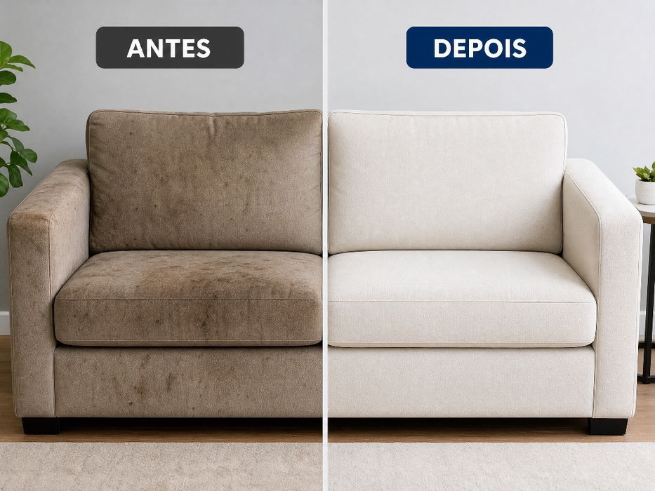 Limpeza e Higienização de estofados sofá, colchão e viatura