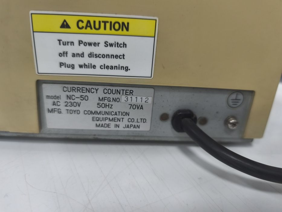 Máquina de Contar Notas Profissional Toyocom NC-50