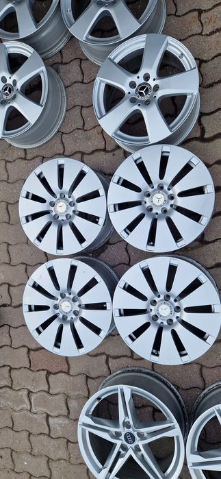 Felgi aluminiowe oryginalne Mercedes w205 7x17 i 8x17 5x112
