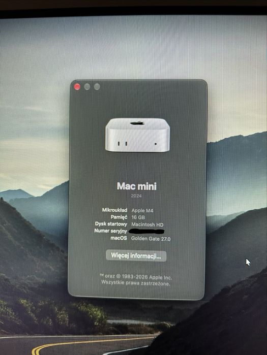 Mac Mini M4 16GB ram /256GB