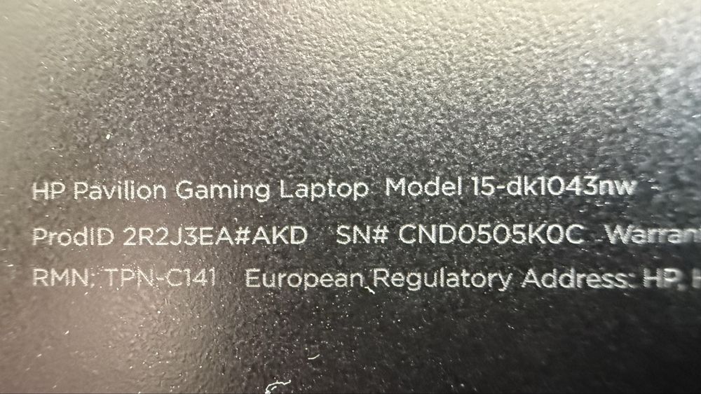 Laptop GTX 1660 ti HP