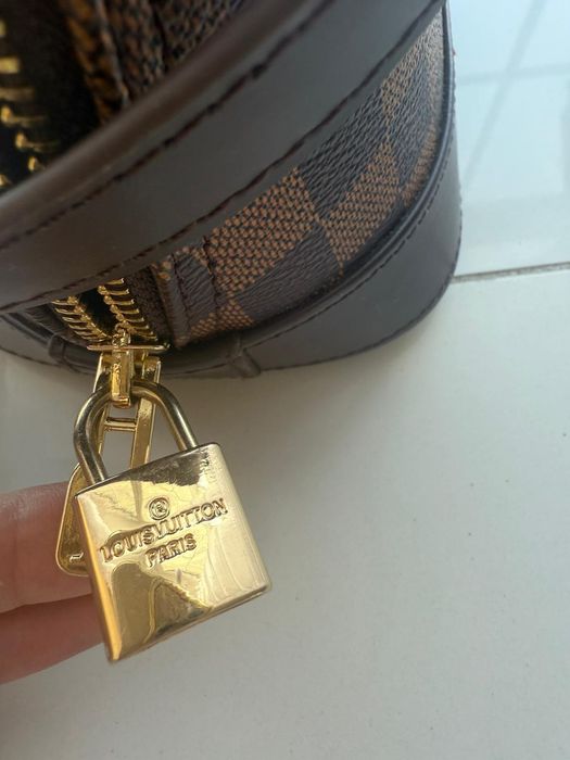 Torebka louis vuitton LV neverfull do ręki brazowa z paskiem