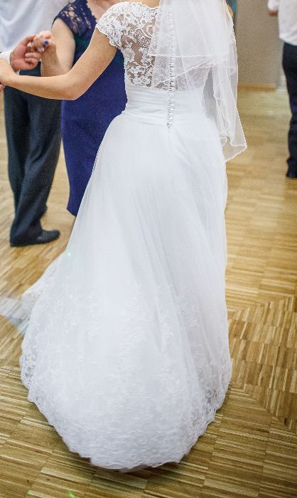 Suknia ślubna r 34 stan idealny