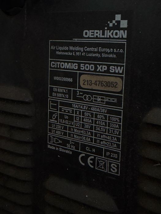 Spawarka OERLIKON 500 XP SW 480A