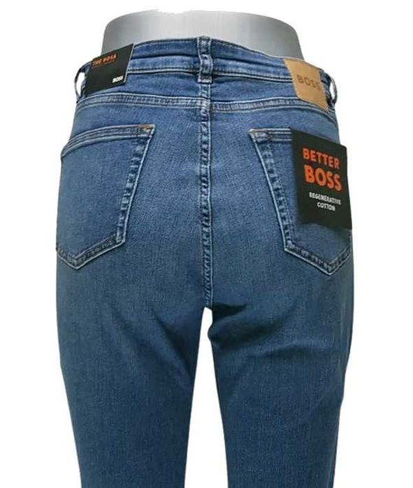 Nowe damskie jeansy Hugo Boss - The Rosa - Bootcut High Rise wysoki stan oryg. - W30