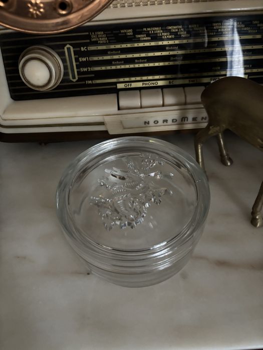 Dia da Mae - Caixinha em vidro, antiga