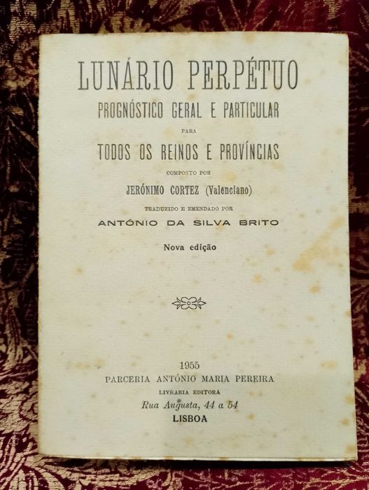 Lunário Perpétuo 1955 Reservado