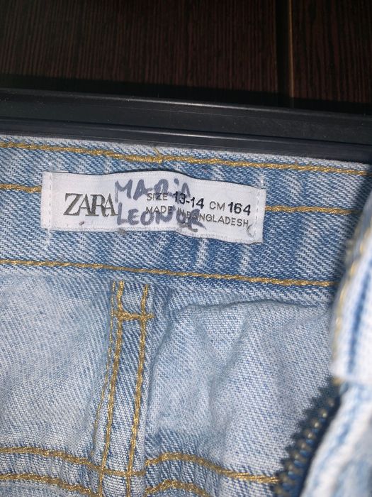 Calças ganga Zara Denim Tam 13 a 14 anos 164cm.