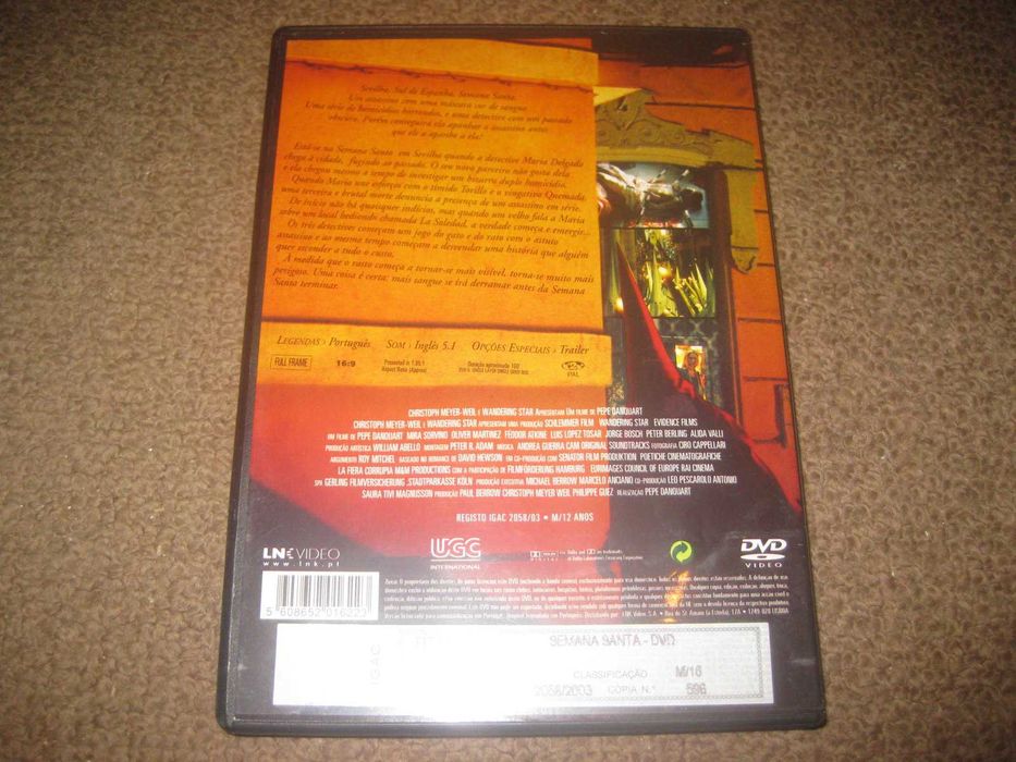 DVD "Semana Santa" com Mira Sorvino/Raro!64584816883969121