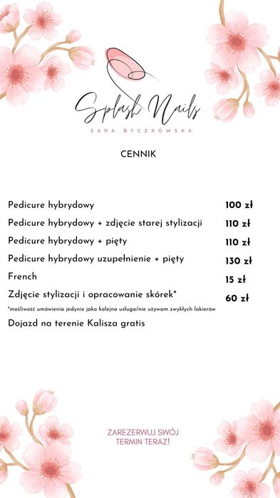 Mobilna stylistka paznokci – zadbane dłonie bez wychodzenia z domu!