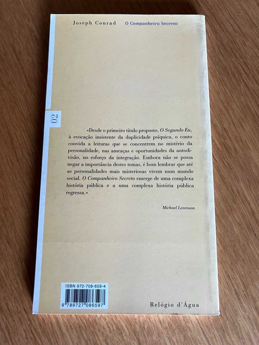 O Companheiro Secreto    JOSEPH CONRAD