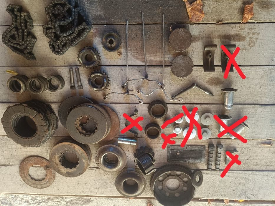 Junak m10/m07/pakiet części/oryginał/pozostałości