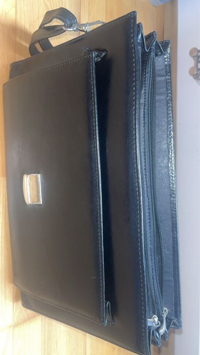 Skórzana męska torba marki wojas