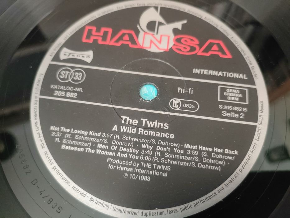 The Twins – A Wild Romance winyl
