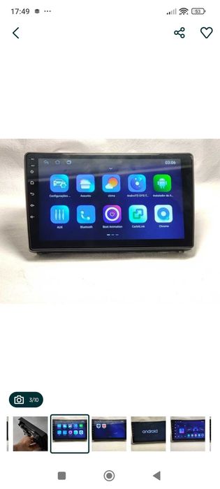 Radio android 2 din  Peugeot partner citroen berlingo