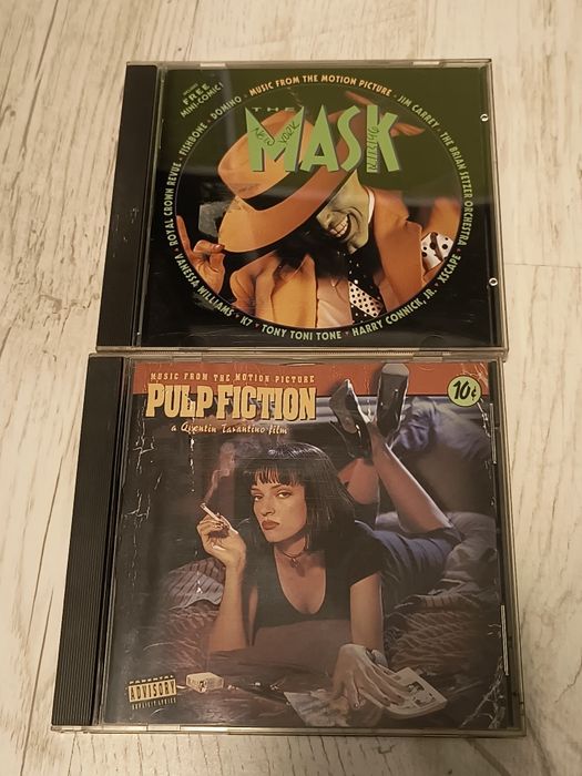 Soundtrack CD: Pulp Fiction + Maska (1994) — ZESTAW 2 szt.