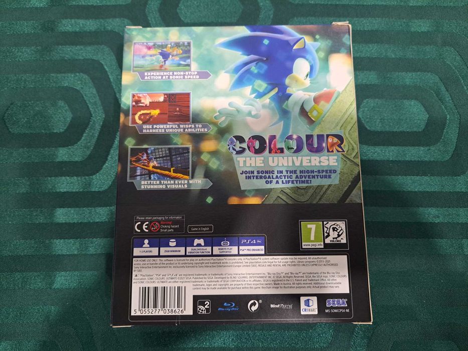 PS4 Sonic Colors Ultimate Launch Edition