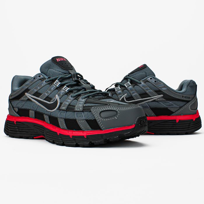 Кросівки Nike P-6000 Grey/Red premium