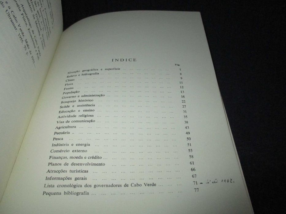 Livro Cabo Verde Pequena Monografia 1966