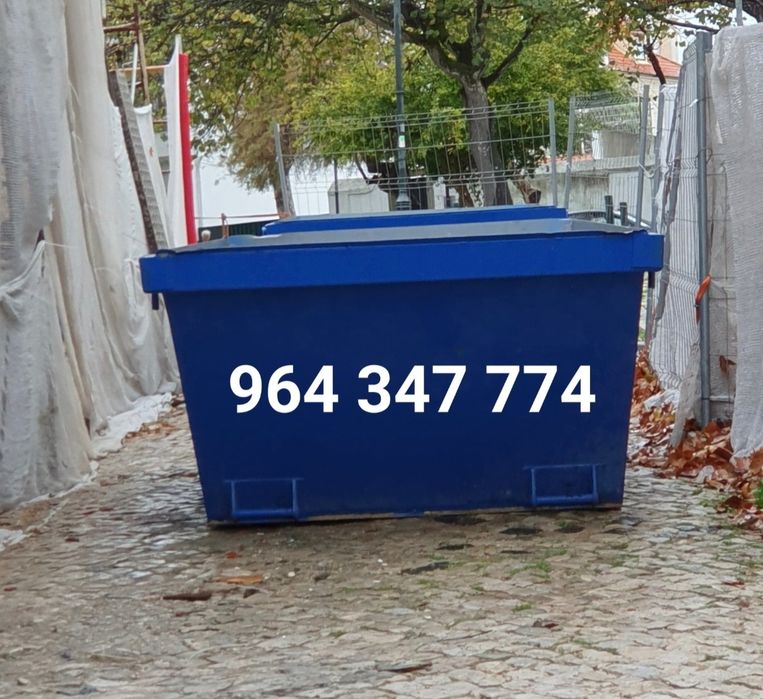 ENTULHO e RESÍDUOS de OBRAS recolhemos tudo em contentores