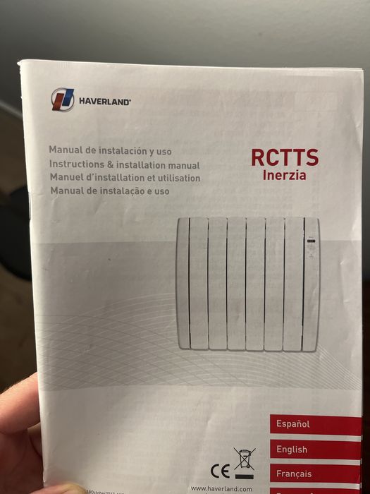 Emissor Térmico Digital HAVERLAND Rctt12C (1800 W)