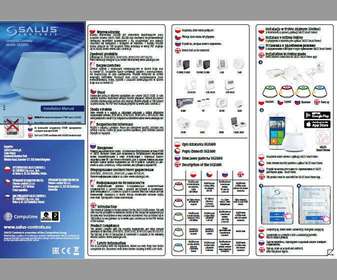 salus uge600 gateway bramka internetowa it600 .195
