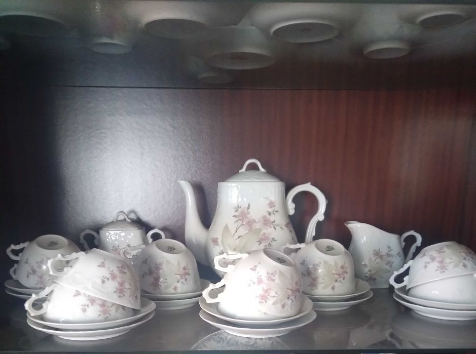 Conjunto cha porcelana