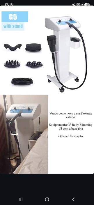 Equipamento estética avançada G5 Body Slimming