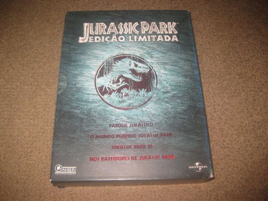 Pack "Jurassic Park" Edição Especial Limitada em Digipack! 4 Discos!