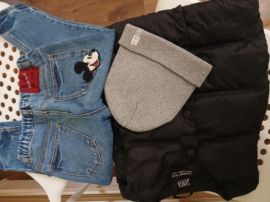 Джинси zara 98 mickey mouse