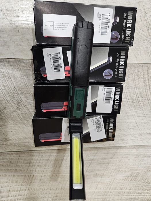 Ліхтар водонепроникний з usb-зарядкою магнітом/гачком