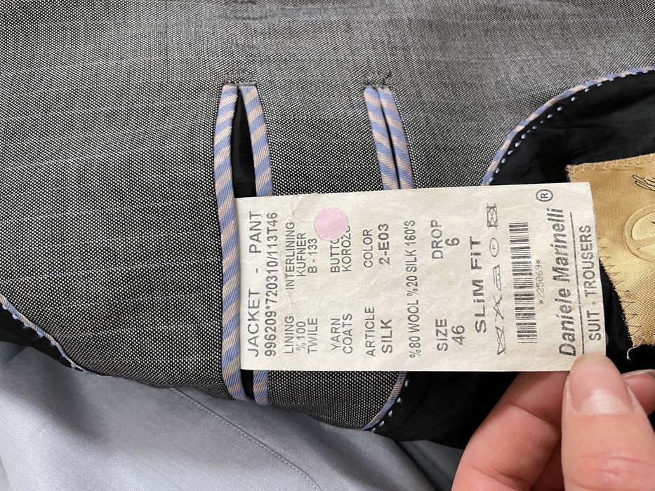 Костюм мужской шерсть+шелк 50 размер