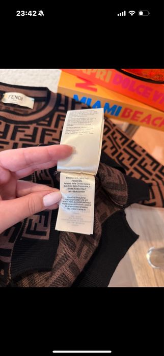 Fendi knitted FF water t-shirt Vitkac Moliera Zara