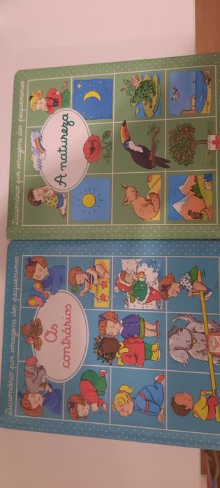 Lote Dicionários por imagens dos pequeninos