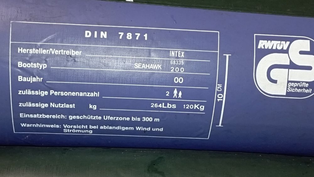 Лодка надувная,  2 х местная