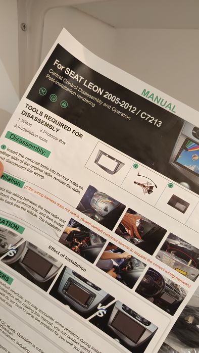 Rádio Android 9" para SEAT Leon 2005-2012 | GPS | Bluetooth | Câmara de Marcha | Novo