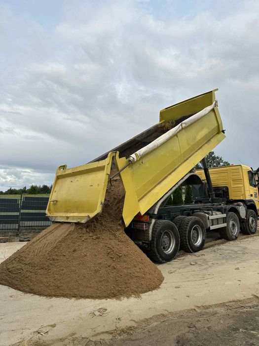 Piasek siany - pospółka żwirowa oraz podsypka w fundamenty