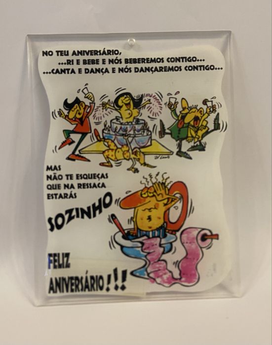 Pequeno Quadro “Feliz Aniversário”  Presente Original