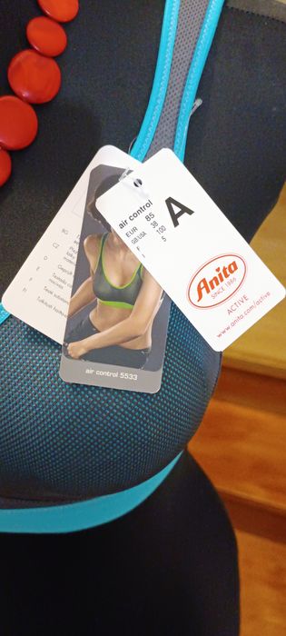 Biustonosz Sportowy ANITA r. 85 A/B z Metką