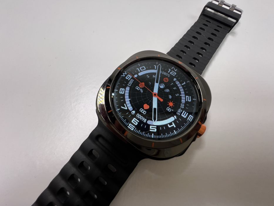 Smartwatch Laxasfit GT7 Ultra – Como Novo, Excelente Autonomia