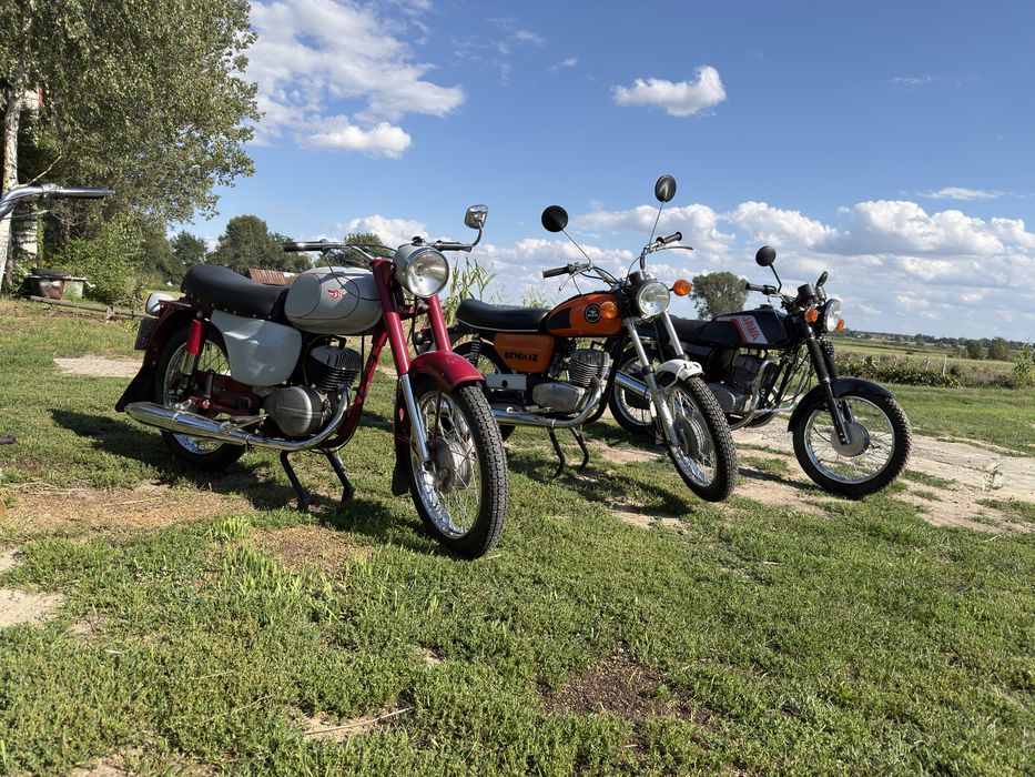 Kolekcja motocykli WSK Jawa Romet Komar motorynka