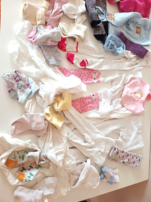 duży zestaw komplet rajstop pończoch rajstopy dla dziewczynki2-3-4lata