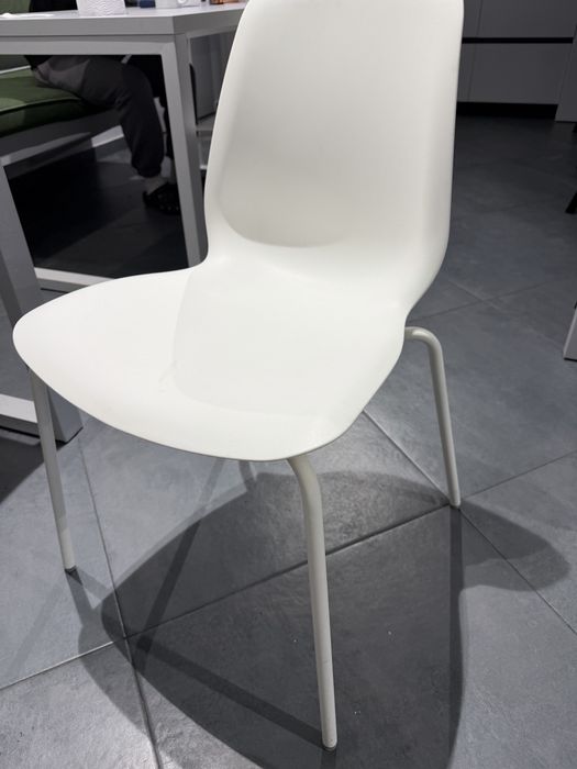Крісло стілець біле ikea lidas 4 шт