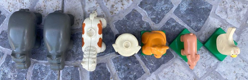 Conjunto de 7 Figuras Antigas LEGO Duplo (Tema: Animais)