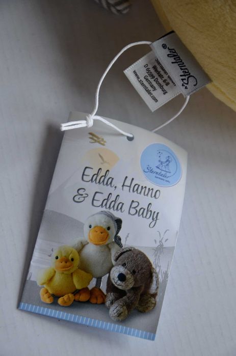 nowa poduszka podróżna podpierająca kark zagłówek Sterntaler kaczuszka